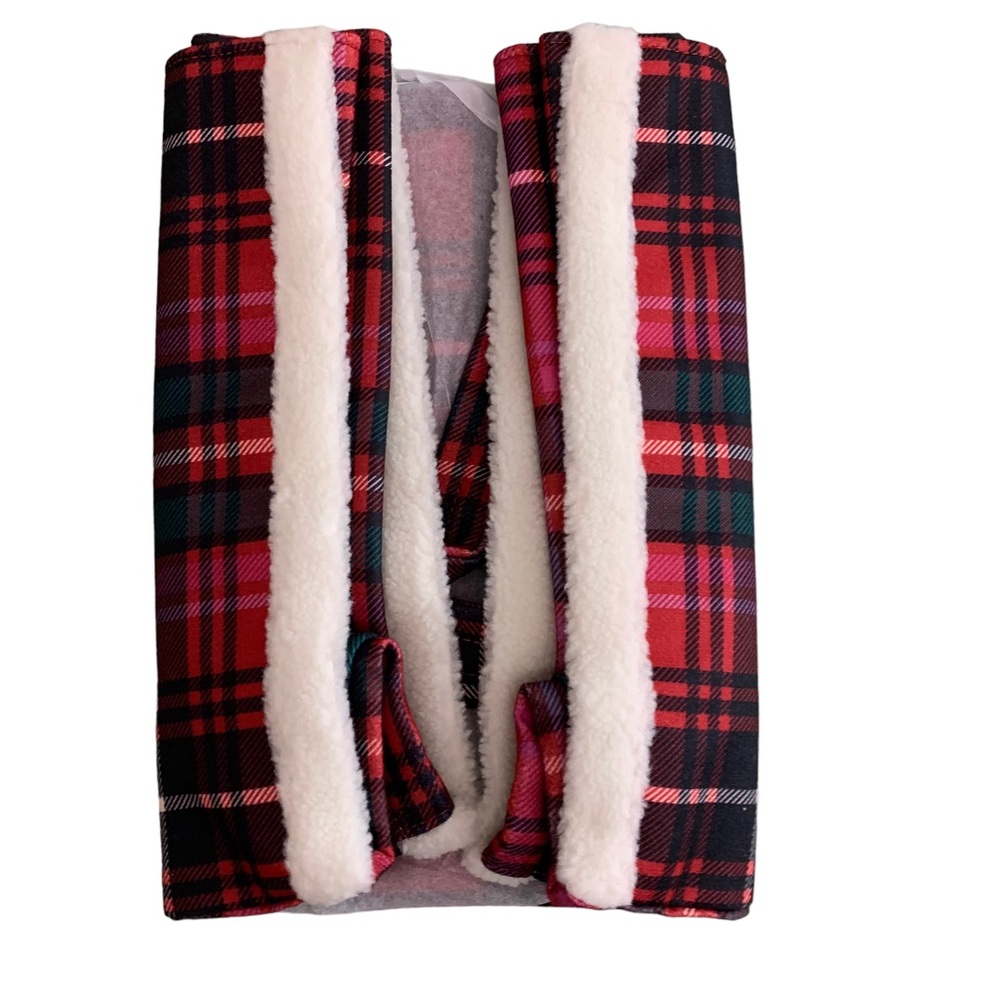 NWT Victoria’s Secret Plaid Tote Red and Green - Picture 8 of 13